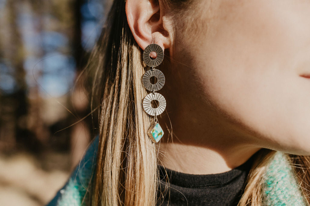 Full Circle Danglers (White Water)