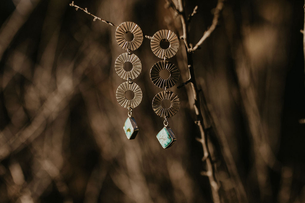 Full Circle Danglers (White Water)