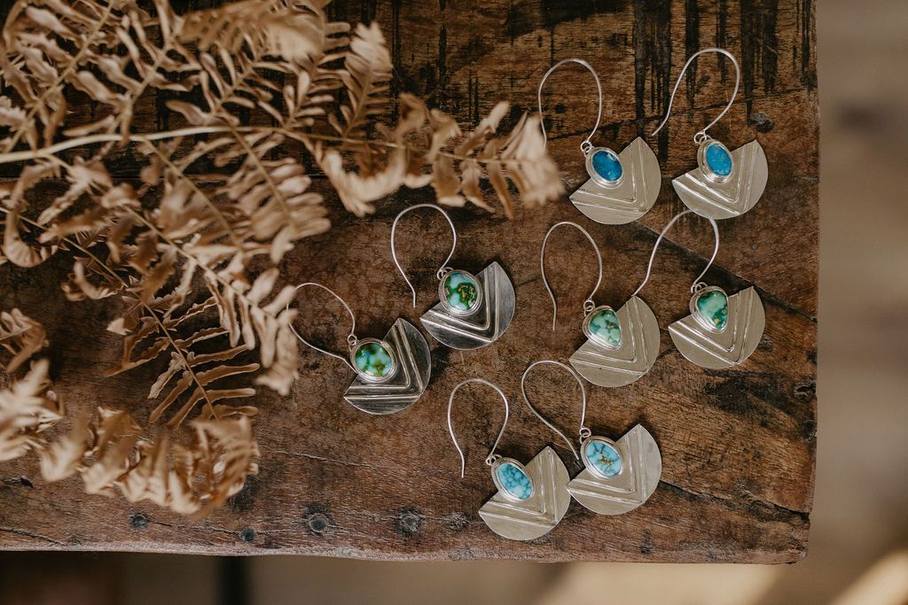 Chevron Danglers (Sleeping Beauty)