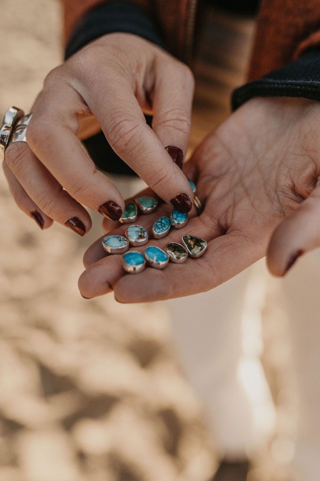 Stud Earrings (Emerald Valley)