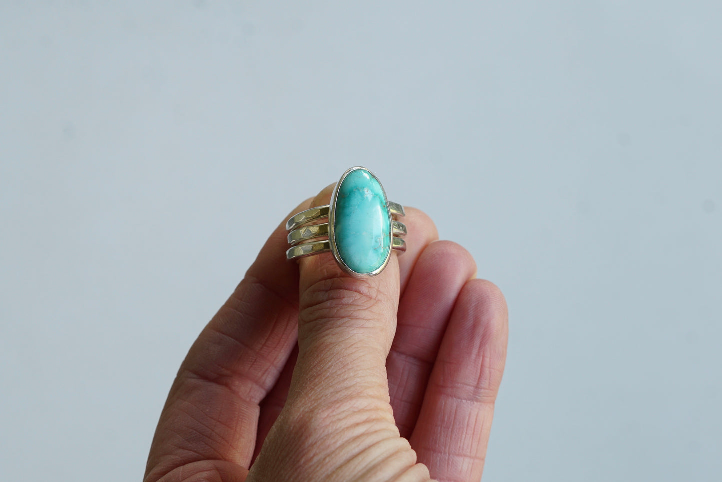 Sterling Silver Stacker Ring (Size 8)