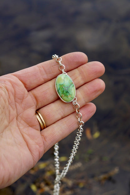 Turquoise Choker Necklace (Verde Valley)