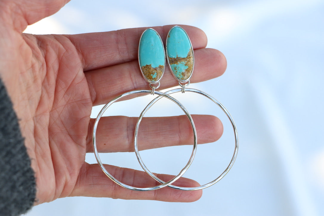 Turquoise Hoops (Royston)