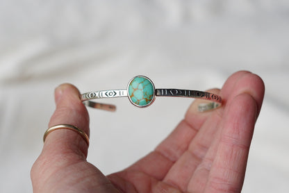 Stamped Cuff (Sonoran Gem)