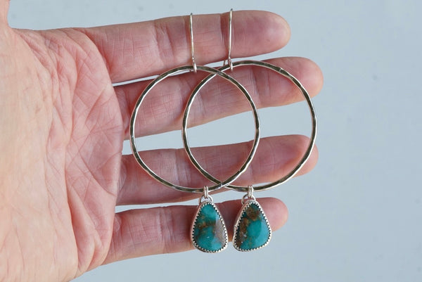 Turquoise Hoops (Royston)