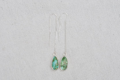 Turquoise Threader Earring (Sonoran Gold)