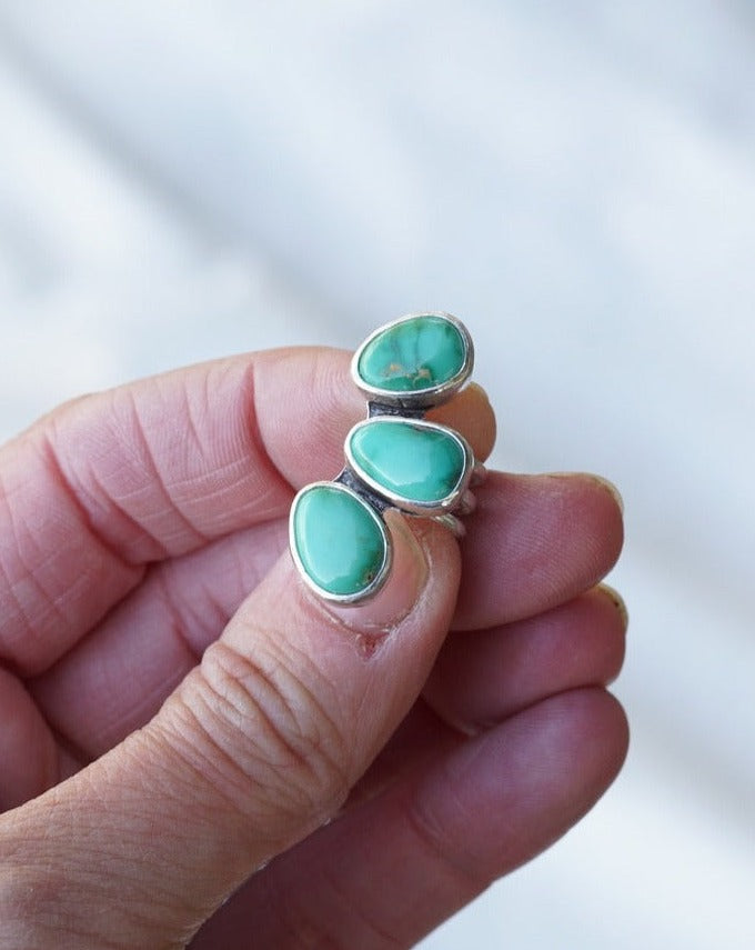 Turquoise Ear Cuff (Emerald Valley)