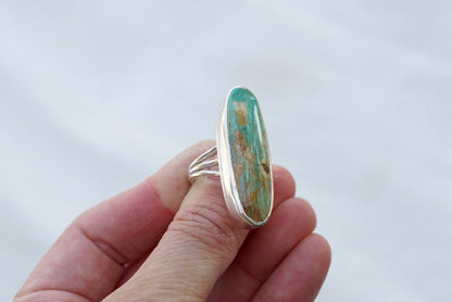 Sterling Silver & EvansTurquoise Ring (Size 7)