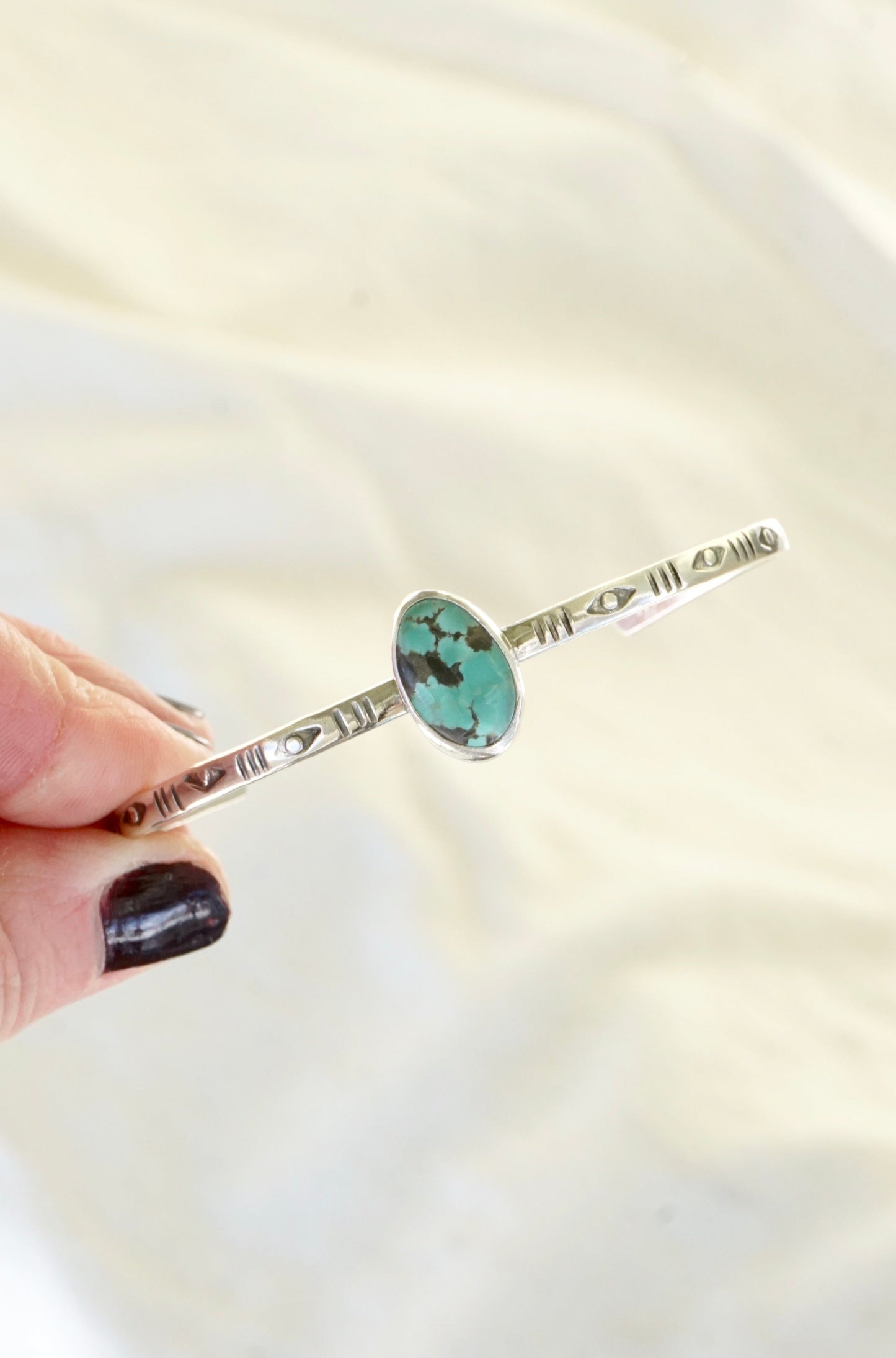Stamped Cuff (Emerald Valley)
