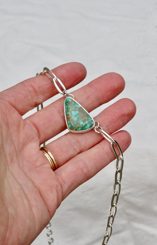Turquoise Choker Necklace (Sonoran Mountain)