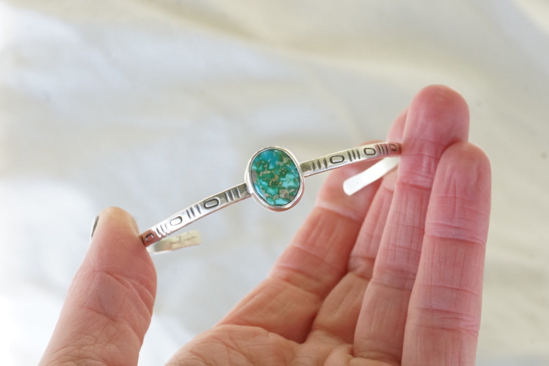 Stamped Cuff (Sonoran Mountain)