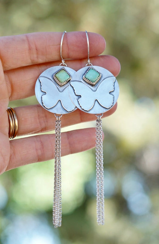 Butterfly Fringe Earrings #2