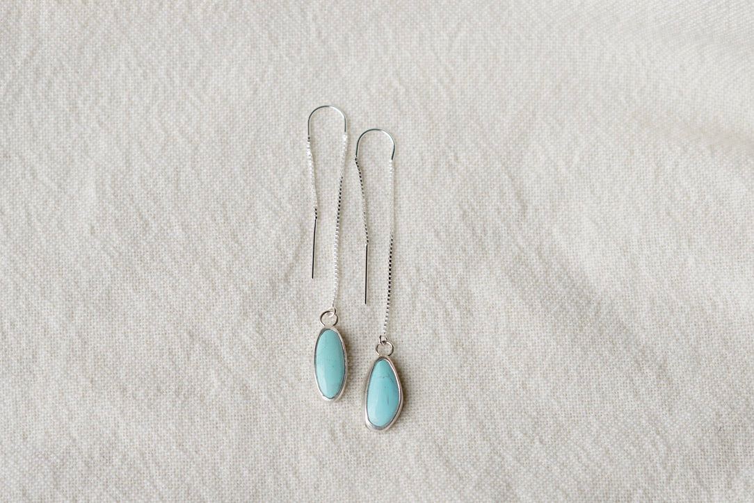 Turquoise Threader Earring (Palamino)