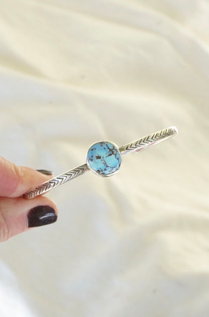 Stamped Cuff Bracelet (Golden Hill)