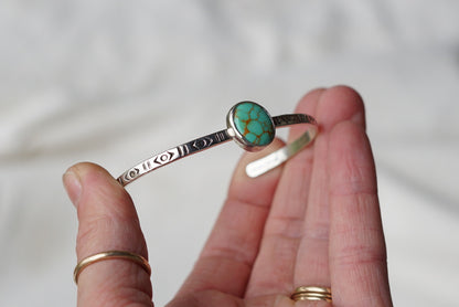 Stamped Cuff (Sonoran Gem)