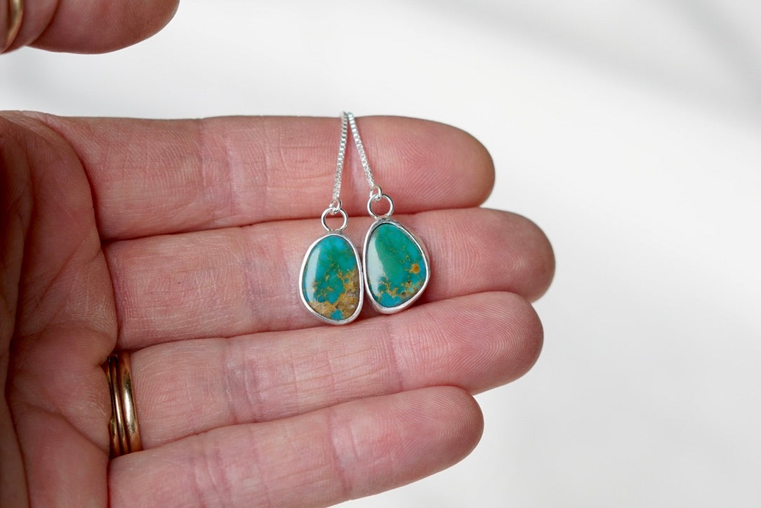 Turquoise Threader Earring (Royston)