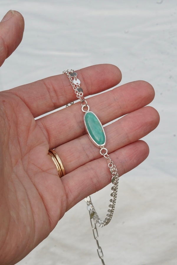 Boho Turquoise Anklet (Royston)