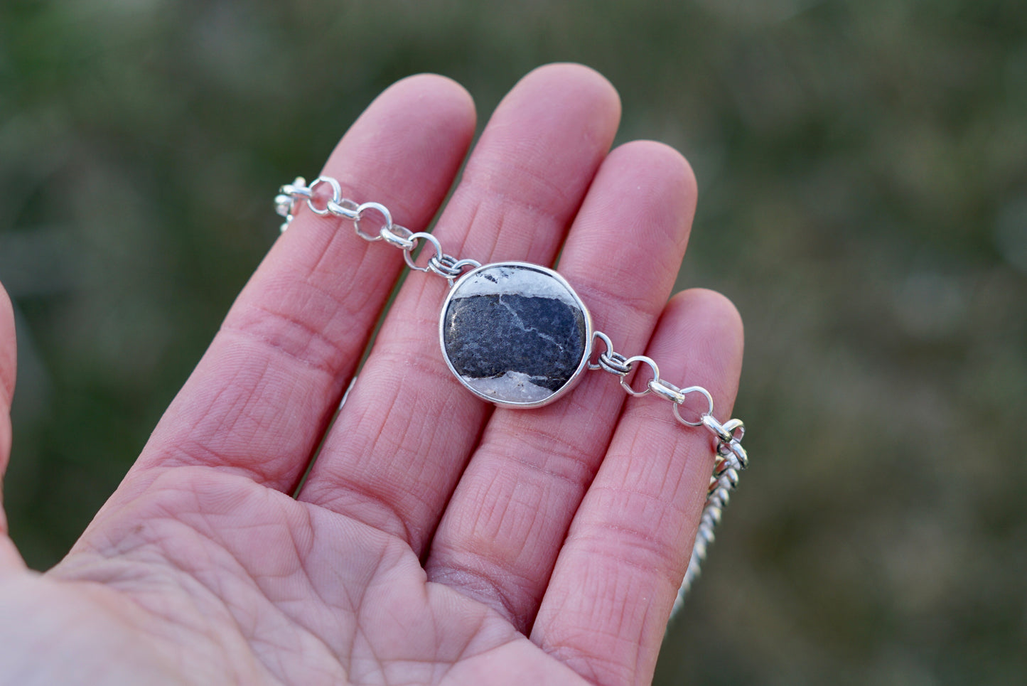Turquoise Choker Necklace (White Buffalo)