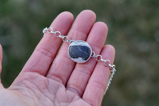 Turquoise Choker Necklace (White Buffalo)