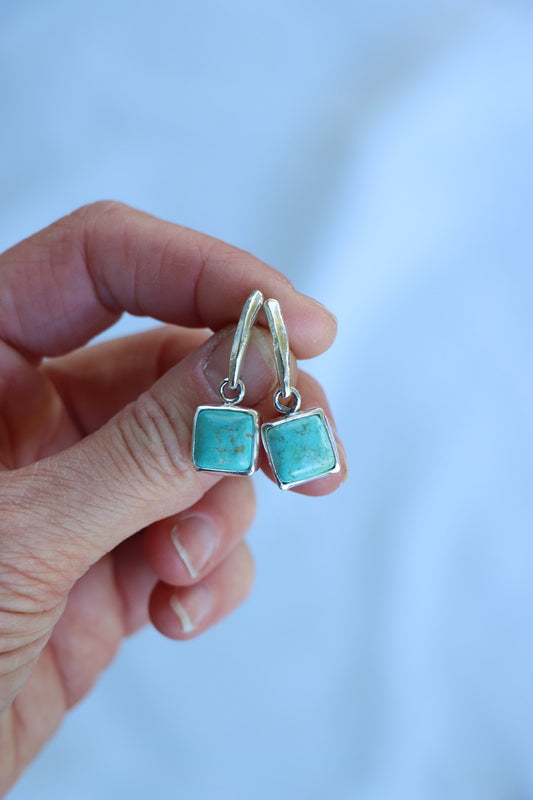 The Ridgeline Earrings (Turquoise Mountain)