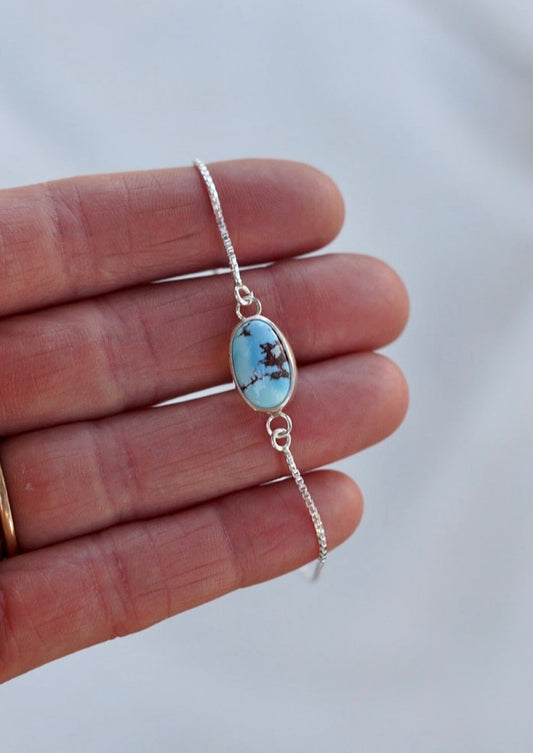 Box Chain Adjustable Bracelet (Golden Hill)