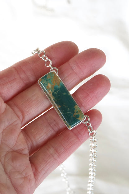 Turquoise Choker Necklace (Royston Ribbon)