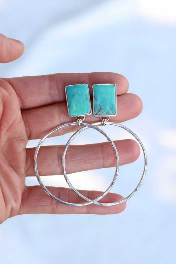 Turquoise Hoops (Royston)