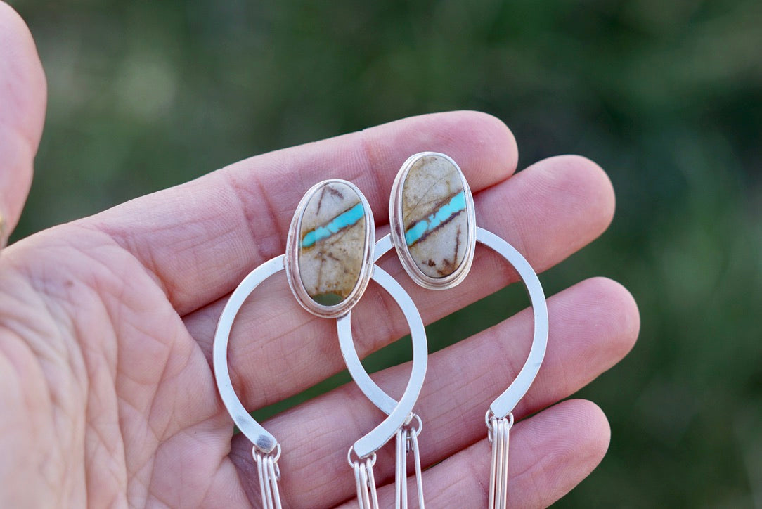 Silverwind Earrings (Royston Ribbon)