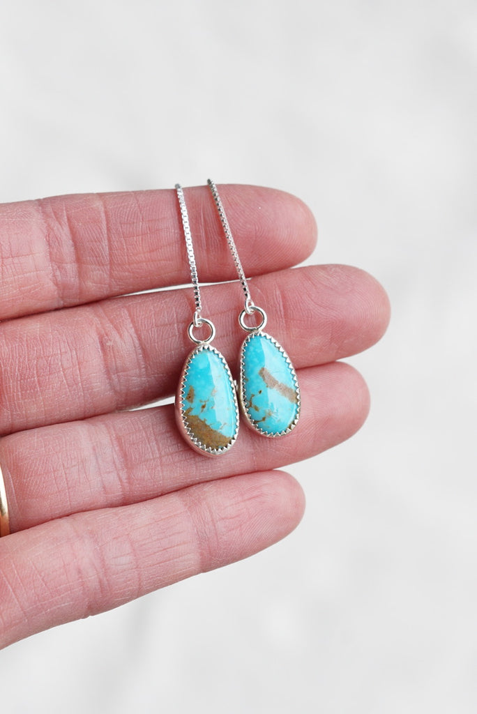 Turquoise Threader Earring (Royston)