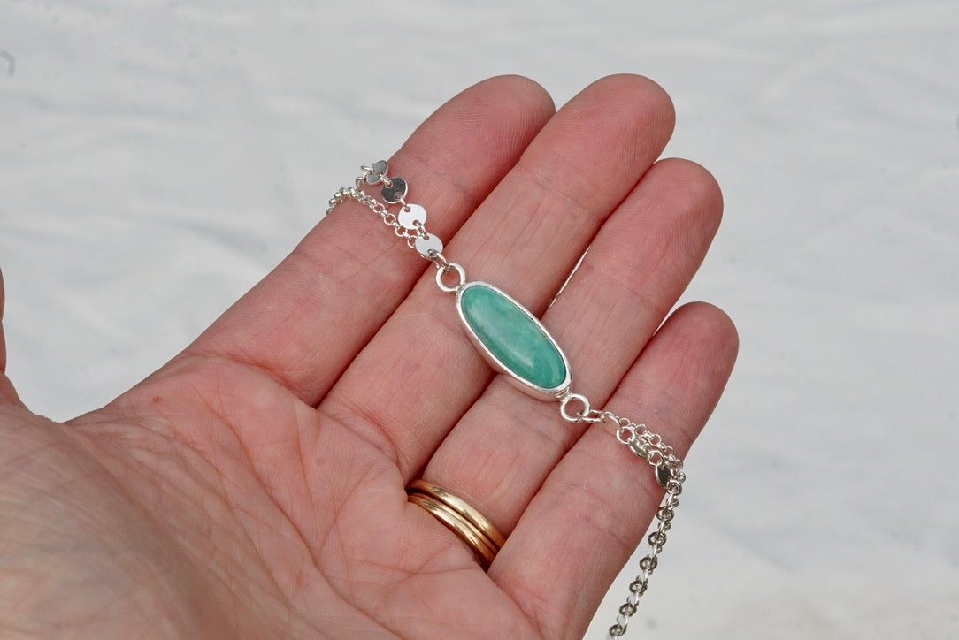 Boho Turquoise Anklet (Royston)