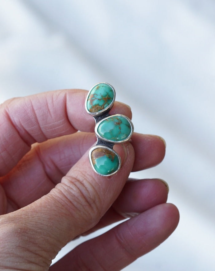 Turquoise Ear Cuff (Emerald Valley)