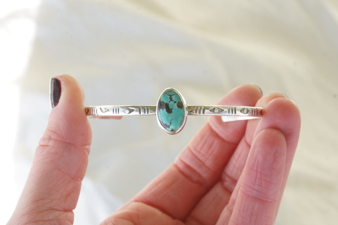 Stamped Cuff (Emerald Valley)