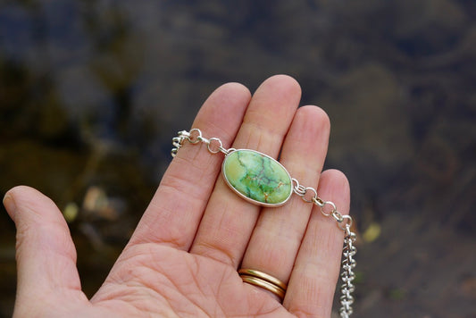 Turquoise Choker Necklace (Verde Valley)