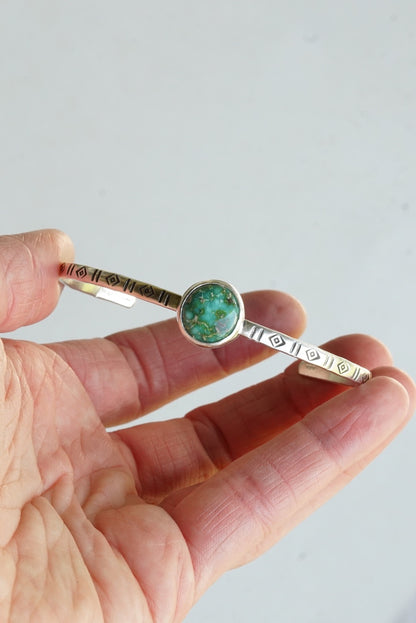 Stamped Cuff Bracelet (Sonoran Gold)