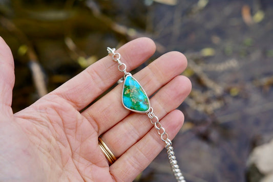 Turquoise Choker Necklace (Sonoran Mountain)