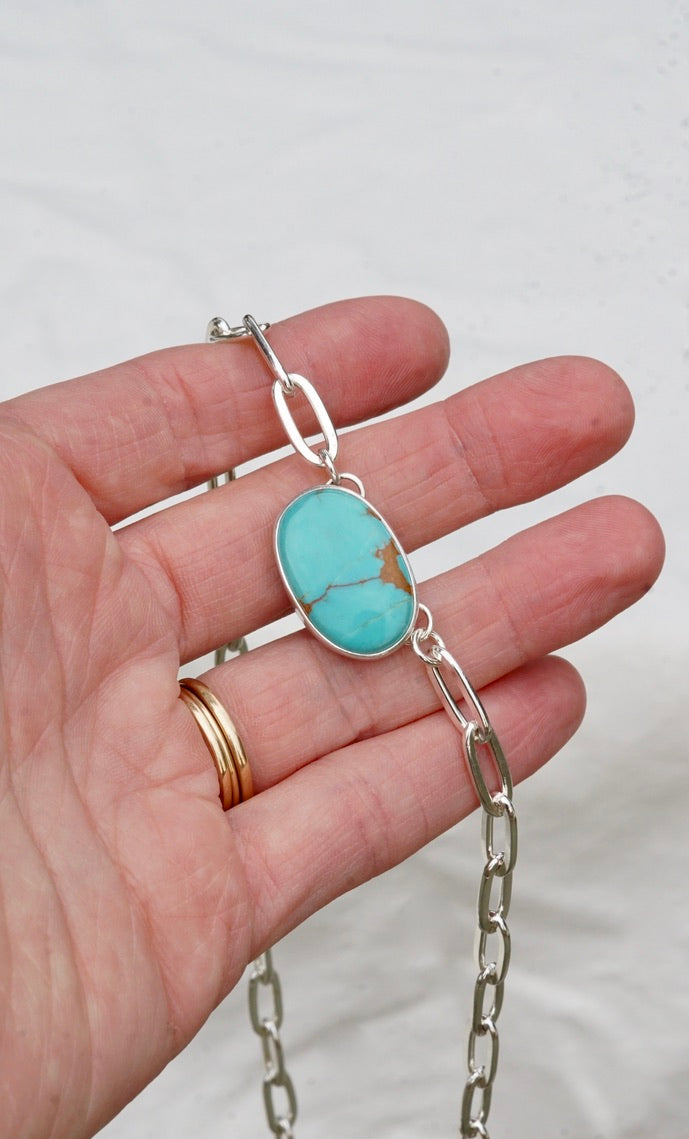 Turquoise Choker Necklace (Royston)