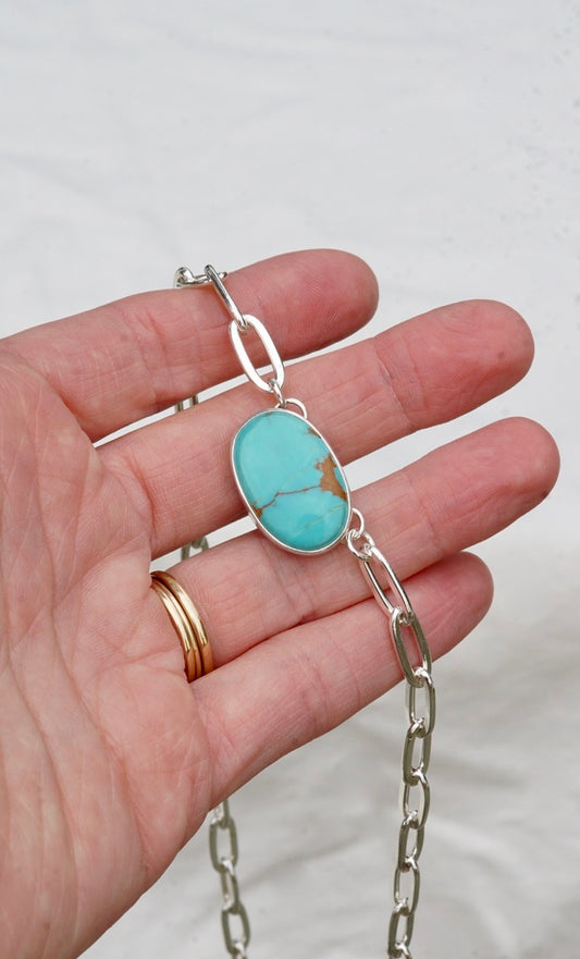 Turquoise Choker Necklace (Royston)