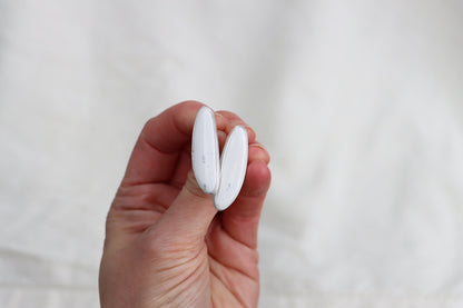 Stud Earrings (White Buffalo)