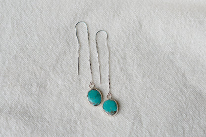 Turquoise Threader Earring (Royston)