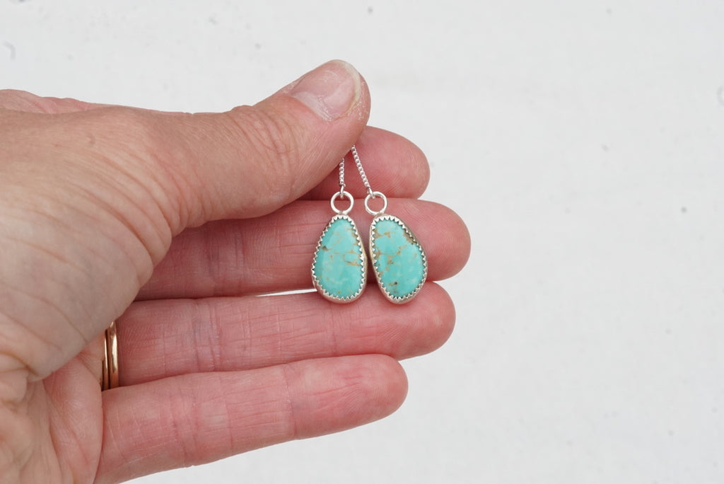 Turquoise Threader Earring (Royston)