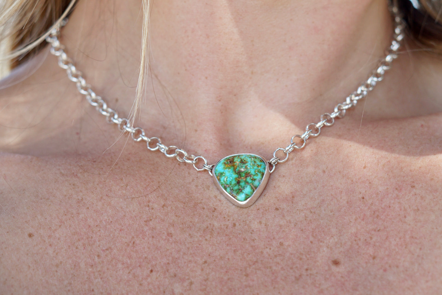 Turquoise Choker Necklace (Sonoran Mtn.)