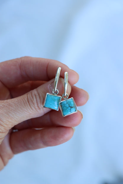 The Ridgeline Earrings (Turquoise Mountain)