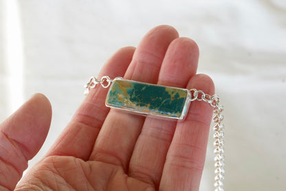 Turquoise Choker Necklace (Royston Ribbon)