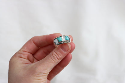 Turquoise Dome Ring (size 8)