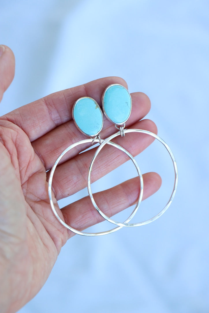 Turquoise Hoops (Royston)