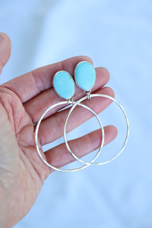 Turquoise Hoops (Royston)