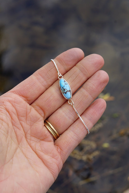 Box Chain Adjustable Bracelet (Golden Hill)