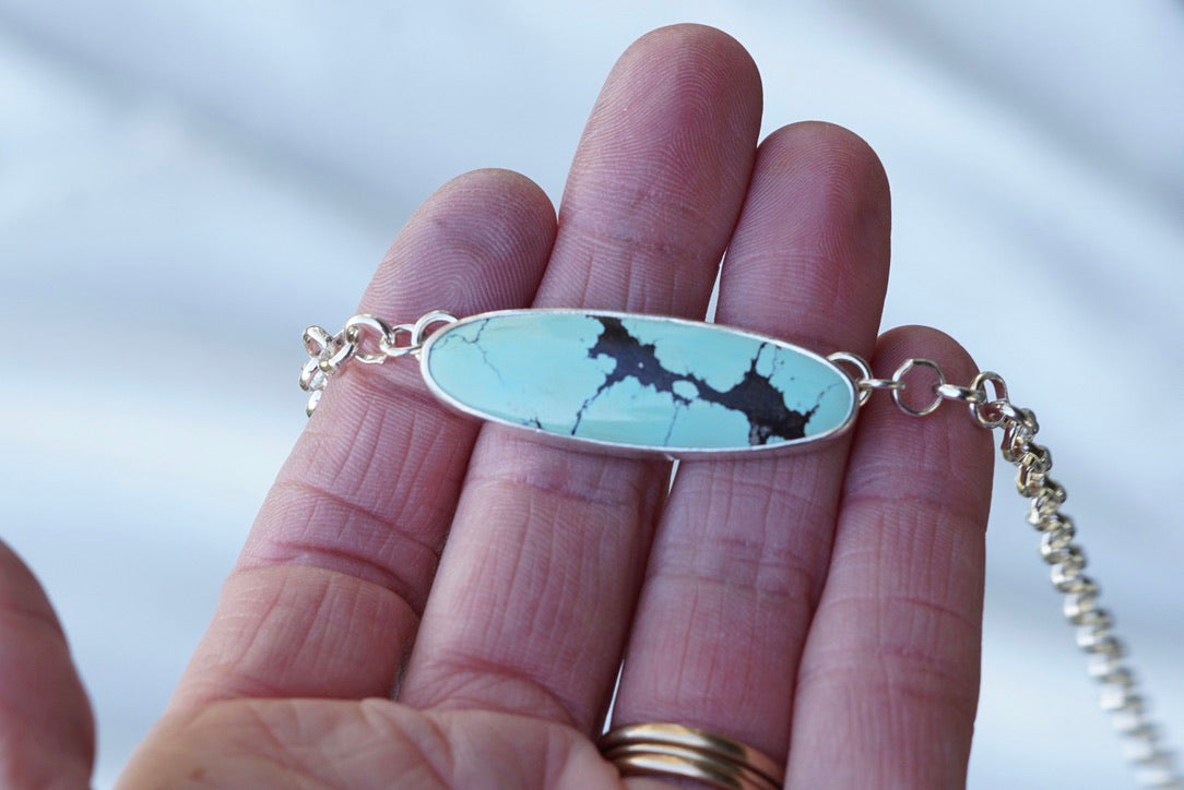 Turquoise Choker Necklace (Yungai)