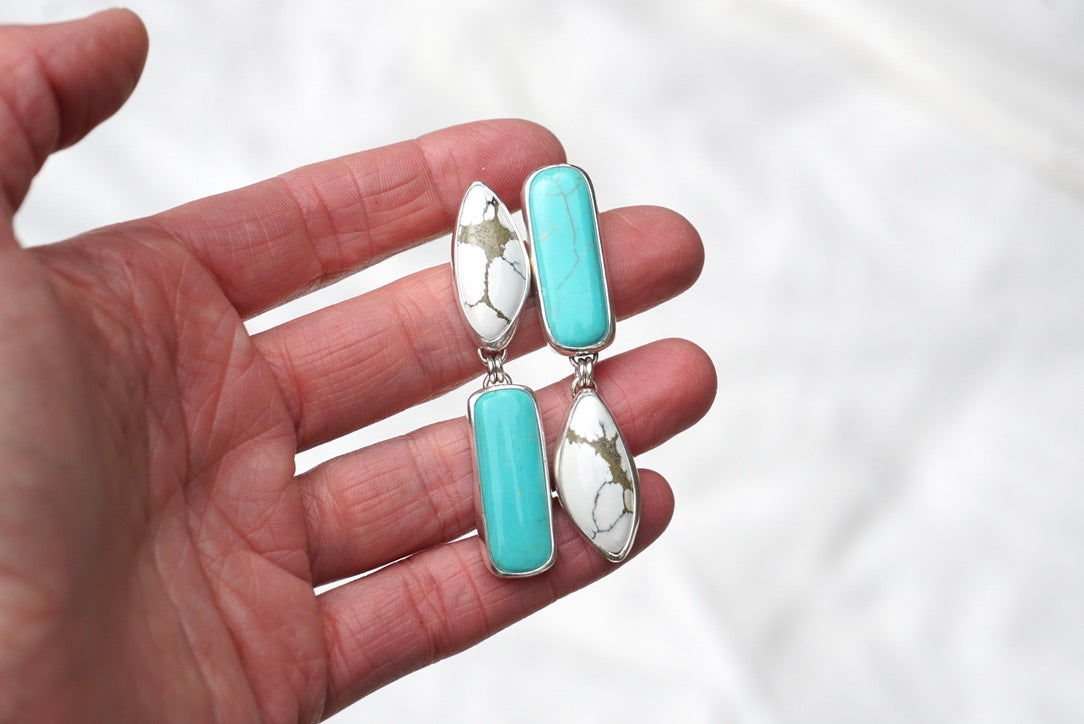 Ivory Creek + Kingman Stud Earrings #1