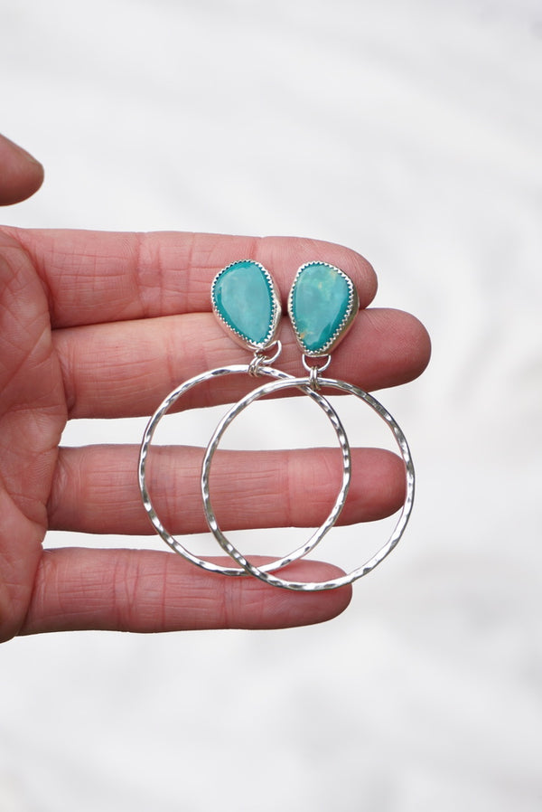 Turquoise Hoops (Royston)